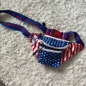 Patriotic Stars and Stripes Fanny Pack